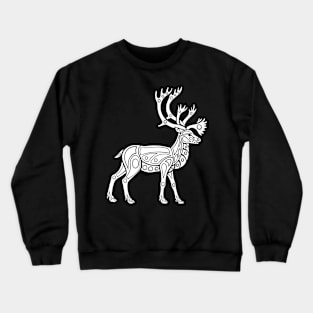 Native Inspired Caribou / Reindeer Crewneck Sweatshirt